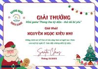 Kết quả cuộc thi Mini Game chào Giáng Sinh