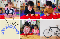 Gấp quần áo cùng lớp Sao Thuỷ
