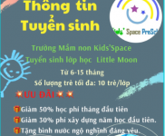 Ưu đãi cho các bé đăng ký học lớp nhà trẻ trong tháng 3,4/2021