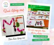 Dán hoa tặng mẹ 8/3 2024